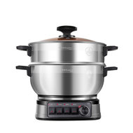 荣事达 - 電炒鍋304不鏽鋼免看管炒菜加厚多功能家用蒸煮燉電熱火鍋 煮鍋