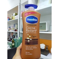600ml. ของแท้ Vaseline Intensive Care Lotion Cocoa Radiant โลชั่นวาสลีนโกโก้ เหมาะสำหรับผิวแห้ง วาสลีน โลชั่น 600ml As the Picture One