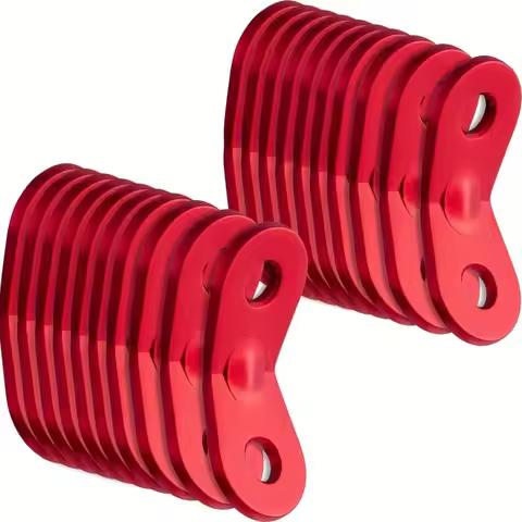 Tent rope buckle fixation 10PCS Outdoor camping tent wind rope buckle double eye aluminum alloy umbr