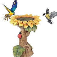 Best-Selling Cross-Border Sunflower Bird Bath Resin Sunflower Bird Bath Ornaments Garden Garden Midg