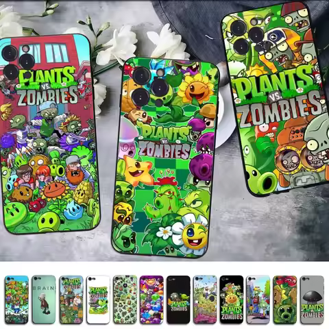 P-Plants vs. Z-Zombies Phone Case For iPhone 14 11 12 13 Mini Pro XS Max Cover 6 7 8 Plus X XR SE 20