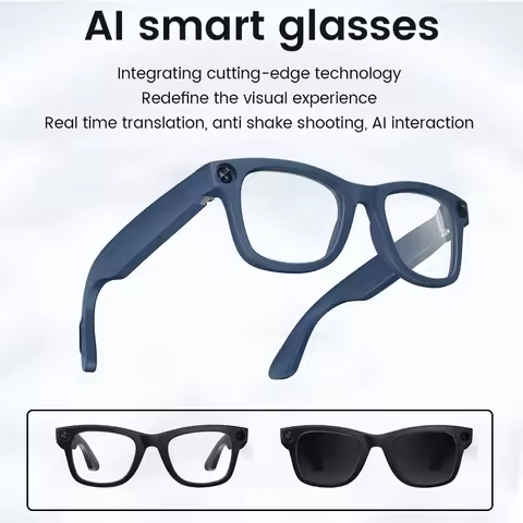 2026 Smart Glasses HD Photo Video OpenAI Record Translation Touch Photochromic Lenses Bluetooth Call