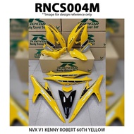 Rapido cover set NVX V1 Kenny Robert Yellow (Sticker tanam)