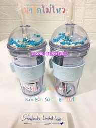 แก้วสตาร์บัคส์ Starbucks Korea โดมหมีสีฟ้าของแท้ 16oz แก้วโดม สตาร์บัค Starbucks Figure dome cold cu