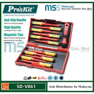 Pro'skit SD-V861 13pcs VDE Screwdriver Set