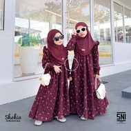 Shahia Servantina - Lovisa Dress Gamis for Girls Couple Mom & Kids