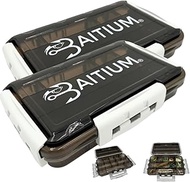 Baitium XTRAseal Waterproof Fishing Tackle Box Organizer, Tackle Boxes With Dividers, Tacklebox for 