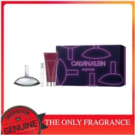 Calvin Klein Euphoria Eau de Parfum 100ml 3-in1 Gift Set [Original Perfume Women]