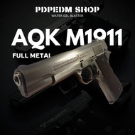 Mainan Spring AQK M1911 Water Gel Blaster Water Gel Gun Full Metal