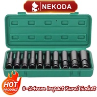 MATA Nekoda socket Length 1/2'' 8-24mm impact socket wrench/shock wrench impact socket set/impact so