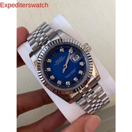 100 original Rolex date just jam tangan Lelaki Automatik men's automatic watch 36mm diameter 