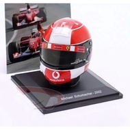 F1 Helmet Model 1: 5 Spark Ferrari Michael Spark 2002 Seasonal Helmet Model Spark WDC World Champion