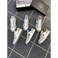 Kasut Jenama P Prada Kasut Sukan Kasual Lelaki Kasut Putih Lelaki Musim Panas Fesyen Sneakers Serbag