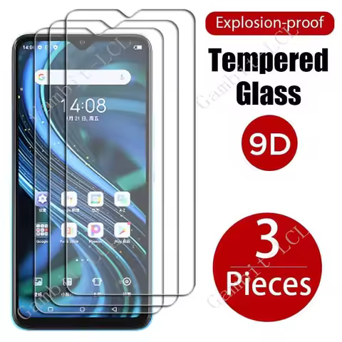 3PCS 9H HD Original For Itel A70 Tempered Glass Protective On ItelA70 A665L 6.6" Screen Protector Co