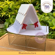 TENDA Acrylic Hamster Tent A33 | Hamster House | Hamster Hideout | Hamster House