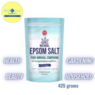 EPSOM SALT (425G ) MAGNESIUM SALT FOR MUSCLE RELAXATION/BODY SCRUB/FERTILIZER