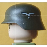 WW 2 German Paratrooper Army helmet (Plastic toy and less than 1.3 cm) a
