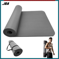 JBA Excercise Matt For Workout Set Thick 15mm Extra Wide Portable With Carrier Bag NBR Skin Friendly