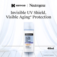 Neutrogena Ultra Sheer Fluid Sunscreen Age Shield 40ml SPF 50 PA+