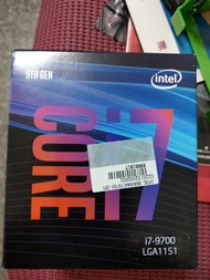 #FREE 英特爾 I7 第九代 9700 LGA 1151 原廠紙盒 處理器保護盒 貼紙