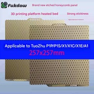 Build Plate HONEYCOMB / SNOWFLAKES for Bambu Lab A1/ X1/ P1P/ P1S 3D printer