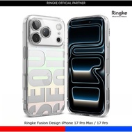 Ringke Fusion Design iPhone 17 Pro Max / 17 Pro Cover