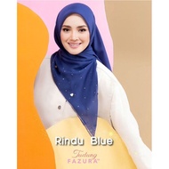 Tudung Fazura Rindu Blue