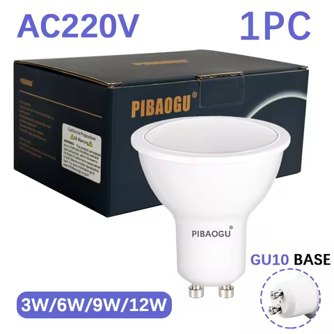 GU10 LED Lights Spot Lights AC220V 120° LED Spotlights LED Lights 3W 6W 9W 12W GU10 MR16 Spotlights 