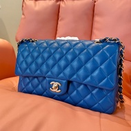 Chanel CF25 荔枝牛皮銀扣