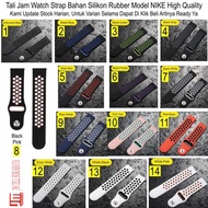 Nkl Watch Strap 20mm Watch Strap Xiaomi Huami Amazfit BIP U Pro/S/Lite - Nike Rubber Silicone Sporty