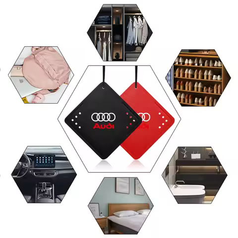 1PCS Car Interior Pendant Aromatherapy Room Deodorant Sachet Decor Valve Cap For Audi Sline C5 A5 A4