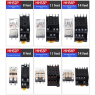 A a.Small Intermediate Relay with Light HH52P/53P/54P/62P/63P/64P Gold Contact AC220V24V J5FP