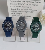 SEIKO 5 SPORTS AUTOMATIC Resin Case Collection นาฬิกาข้อมือผู้ชายสายเรซิ่น -ของแท้ 100% ประกันศูนย์ไ