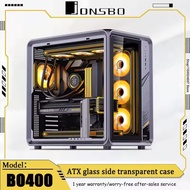 JONSBO BO400 ATX Aluminum Sea View Room Case Three-Sided Transparent Host Supports 360 Water Cooling