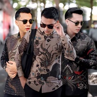 KEMEJA Men's Batik Shirt Long Sleeve Shirt Men Viral Cakrawala Size M L XL XXL