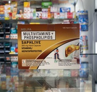 Saphlive MULTIVITAMINS + PHOSPHOLIPIDS 300mg capsules 100’s 1 box (January 2027 expiry)