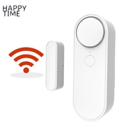 HAPPY TIME-Tuya WiFi Door Window Sensor Door Window Sensor with Sound Alarm Window Open/Closed Detec