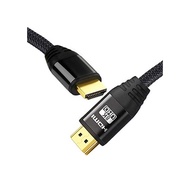 8K HDMI Cable, QCES HDMI 2.1 Ultra HD High Speed Cable 2M, 48Gbps 120Hz 4K HDMI Cable Backwards Compatible, Apple TV Roku Netflix