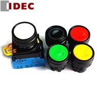 5PCS IDEC SWITCH YW1B-M1E10W YW1B-M1E11R YW1B-M1E11G 01 10 G R W Y 22mm Flat-headed self-reset butto