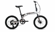[BULKY] [Ready Stock] Totem 20-Inch Foldable Bicycle Folding Bike Aluminum Frame Shimano 8 Speed [SHIMANO HYDRAULIC DISC BRAKE]