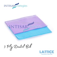LATTICE 3 Ply Dental Bib (BIB-BE/BIB PE)