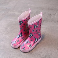 Giày Bốt Cao Đến Giữa Bắp Chân Bằng Cao Su Dễ Thương Cho Bé Gái Giày Bốt Mùa Hè Giày Đi Mưa Giày Bốt