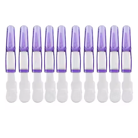 10pcs Strong Extension Duckbilled Clip ABS Durable Hair Partition Clip Professional Large Capacity S