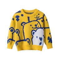 store 19T Infant Boys Sweater Toddler Kid Baby Girls Clothes Autumn Winter Knit Pullover Top Cute Sw