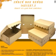 Lace Snack Box 12 x 16 Lace Snack Box 12x16 Lace Cake Box 12x16 (BAR2K1)