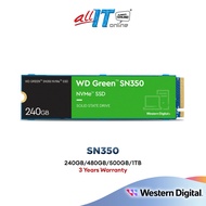 Western Digital WD Green SN350 SSD M.2 2280 NVMe PCIe Solid State Drives ( 240GB / 480GB / 500GB / 1