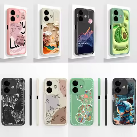 For Oppo A40 A40m Case For Oppo A60 4G 5G Full Coverage Funda Artistic Phone Cases For Oppo A 40 A 6