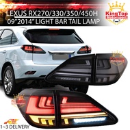 VLAND Lexus RX 270 330 350 450H 2009-2014 Full LED Tail Light With SEQUENTIAL TURN SIGNAL SMOKE