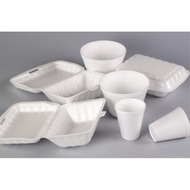 Disposable Bekas Makanan Polisterin / Bekas Foam / Bekas Tapau / Polisterin Pinggan & Cawan