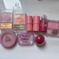 平放 胭脂 blush canmake B02 03 P01 3ce city mauve romand 06 Peripera 05 泰國 sasi 04 05 胭脂膏 crystal cube 透